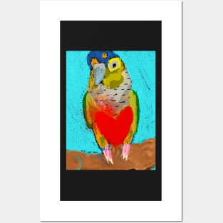 Conure Love Birb ( Bird ) Posters and Art